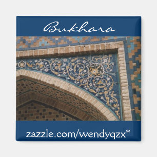 Bukhara blue tile arch magnet