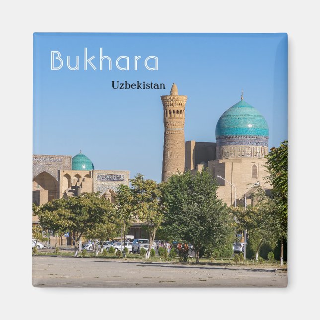 Bukhara, Uzbekistan -  Kalyan mosque Magnet (Front)