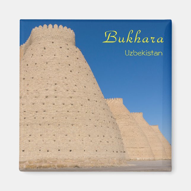 Bukhara, Uzbekistan -  Wall of the Ark fortress Magnet (Front)