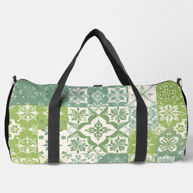 Buko Pandan Green LARGE Duffle Bag (Front)