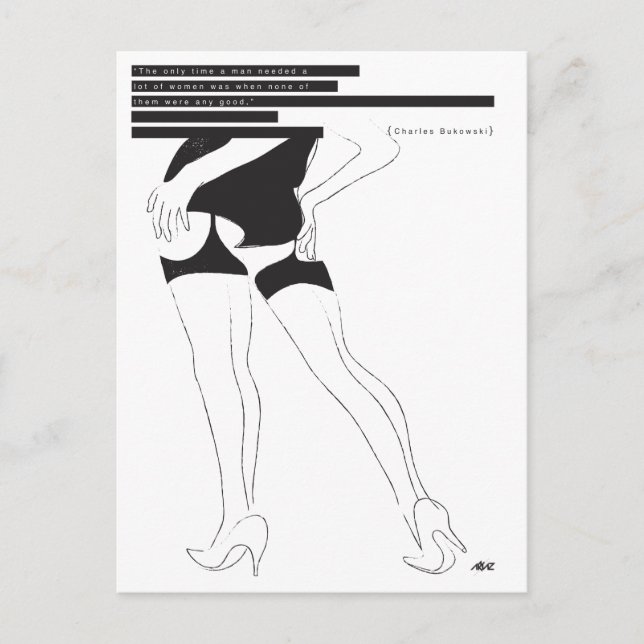 Bukowski, Postcard (Front)