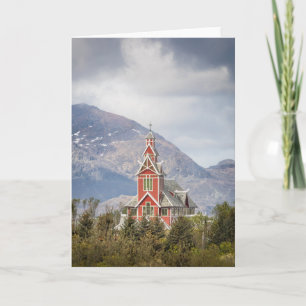 Buksnes Church Lofoten Norway Card