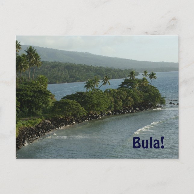 Bula De Fiji Carte Postale (Devant)