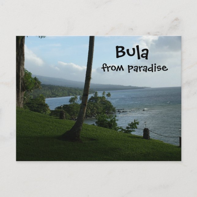Bula From Paradise Postcard (Front)