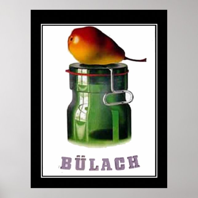 Bulach Suisse Zurich Poster vintage (Devant)