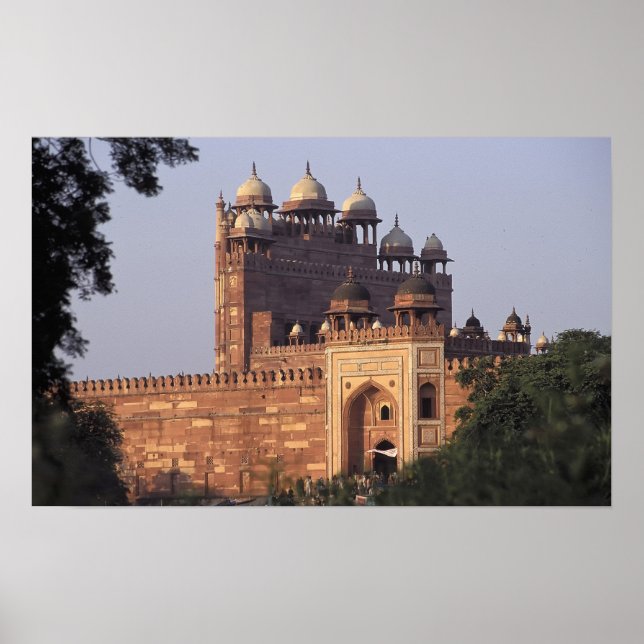 Buland Darwaza Gate of Victory) to the Dargah Poster (Front)