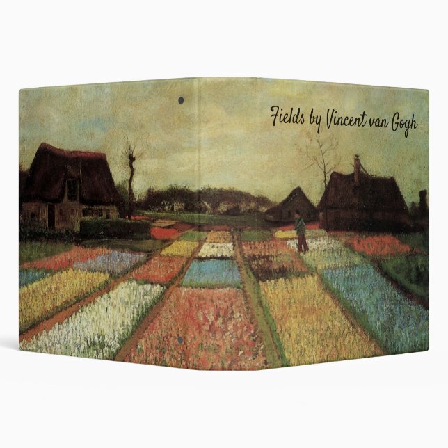 Bulb Fields by Vincent van Gogh Binder (Background)