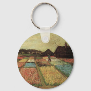 Bulb Fields by Vincent van Gogh Keychain