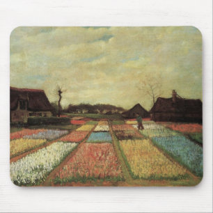 Bulb Fields by Vincent van Gogh Mouse Pad