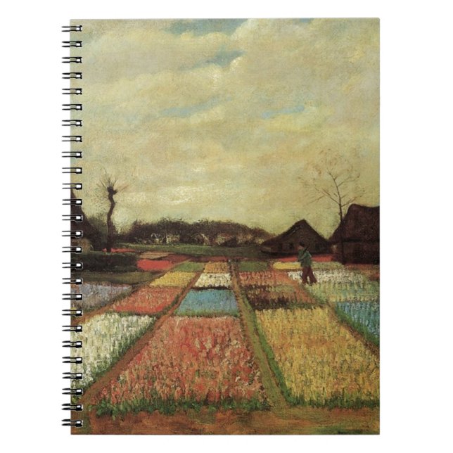 Bulb Fields by Vincent van Gogh. Notebook (Front)