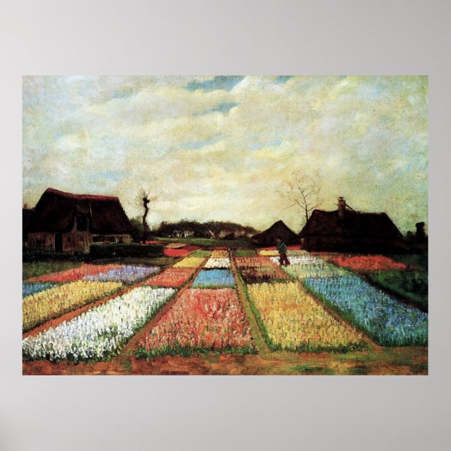 Bulb Fields by Vincent van Gogh. Poster (Front)