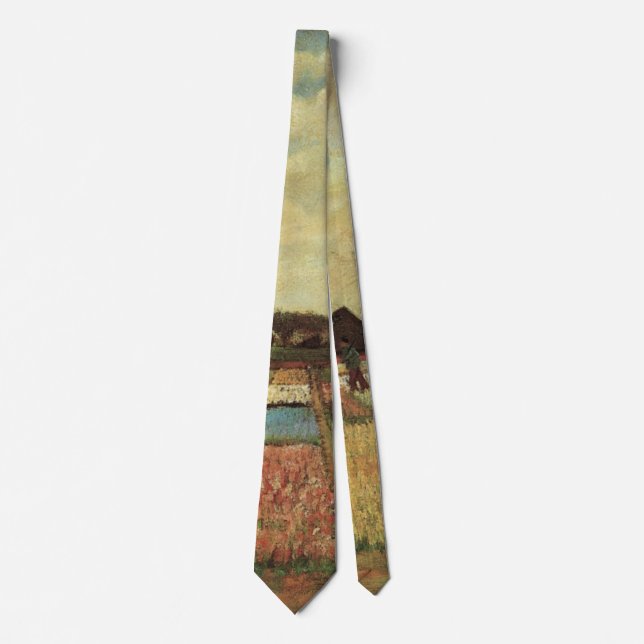 Bulb Fields by Vincent van Gogh Tie (Front)