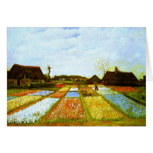 Bulb Fields Holland Van Gogh Fine Art (Front Horizontal)