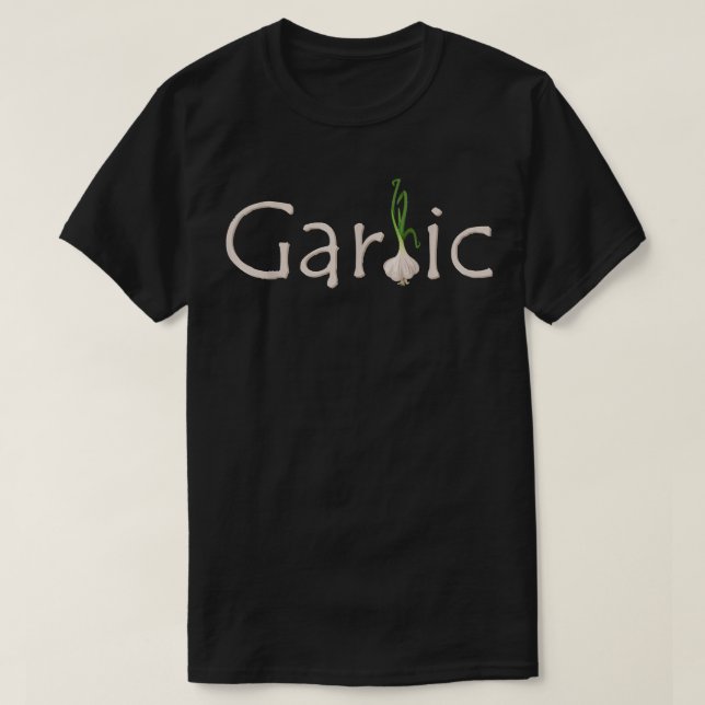 Bulb of Garlic  T-Shirt (Design Front)
