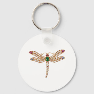 BULGARI DIAMOND DRAGONFLY. BEAUTIFUL BLING BLING KEYCHAIN