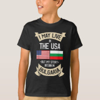 Bulgaria American Flag USA Bulgarian Roots Gifts