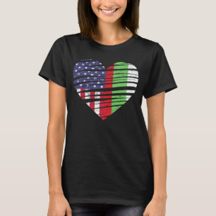 Bulgaria American Grown Heart USA Patriot Heritage T-Shirt