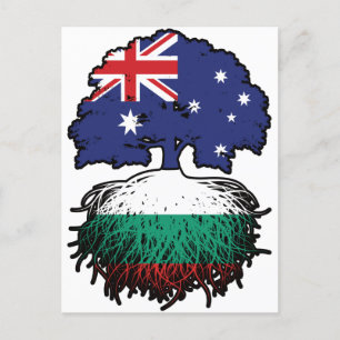 Bulgaria Bulgarian Australian Australia Tree Roots Postcard