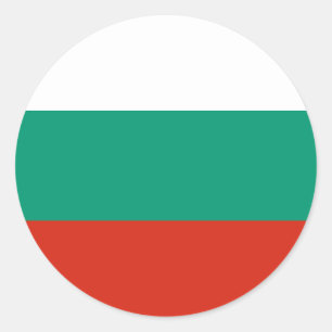bulgaria classic round sticker
