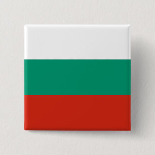 Bulgaria Flag 2 Inch Square Button