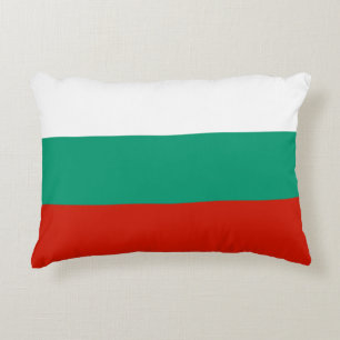 Bulgaria flag accent pillow