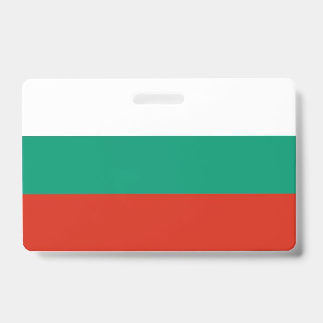Bulgaria Flag Badge (Front)