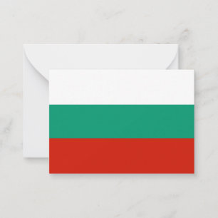 Bulgaria flag card