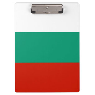 Bulgaria flag clipboard