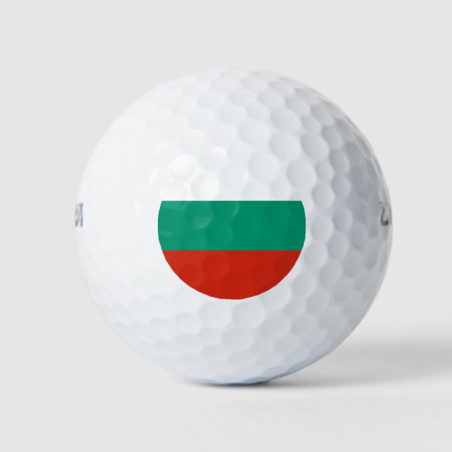 Bulgaria Flag Golf Balls (Front)