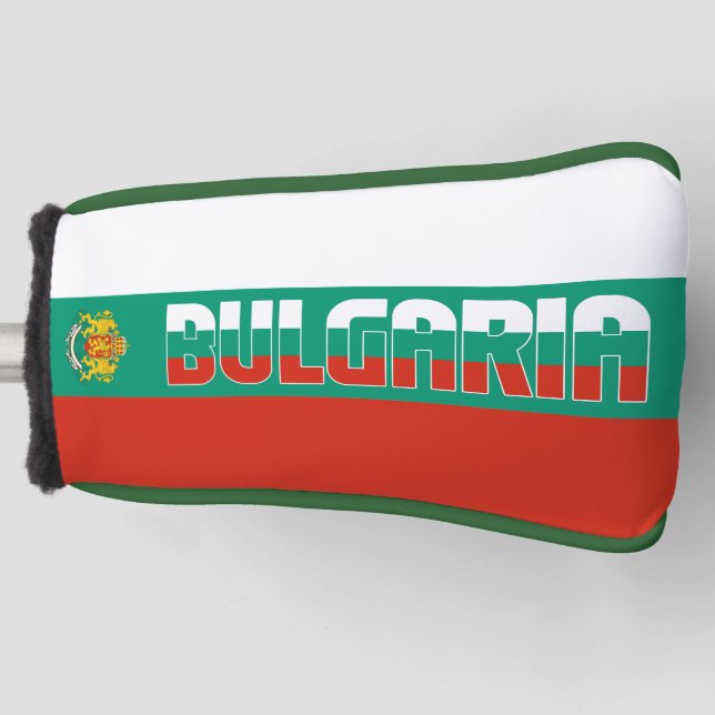 Bulgaria Flag Gorgeous Patriotic Golf Head Cover (Front)