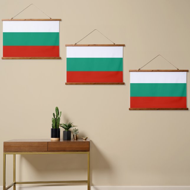 Bulgaria flag hanging tapestry (Asymmetrical)