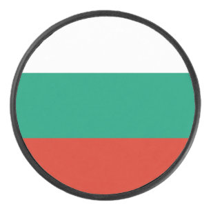 Bulgaria Flag Hockey Puck