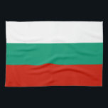 Bulgaria flag kitchen towel<br><div class="desc">An ideal gift for all those who are patriotic of their country!</div>