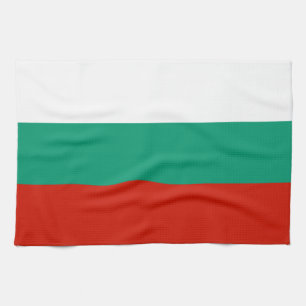 Bulgaria flag kitchen towel