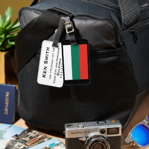 Bulgaria Flag Luggage Tag
