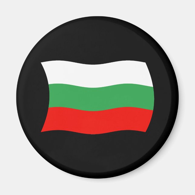 Bulgaria Flag Magnet (Front)