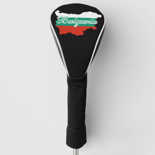 Bulgaria flag map golf head cover (Front)