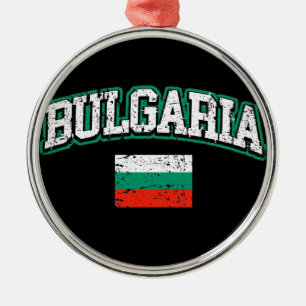 Bulgaria Flag Metal Ornament