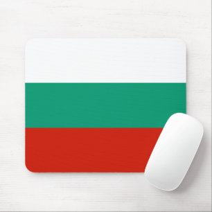 Bulgaria flag mouse pad