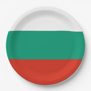 Bulgaria Flag Paper Plate