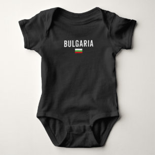 Bulgaria Flag - Patriotic Flag Baby Bodysuit