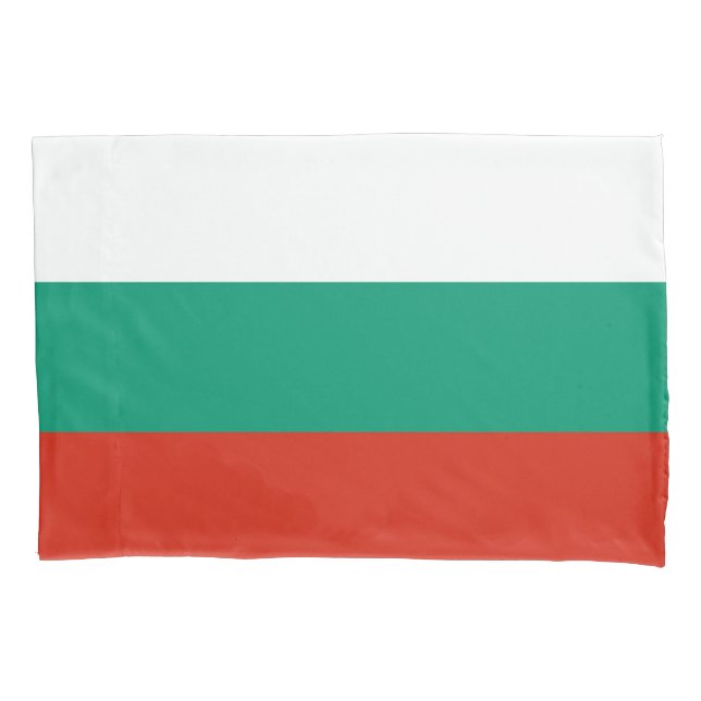Bulgaria Flag Pillowcase (Front)