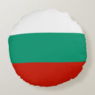 Bulgaria flag round pillow