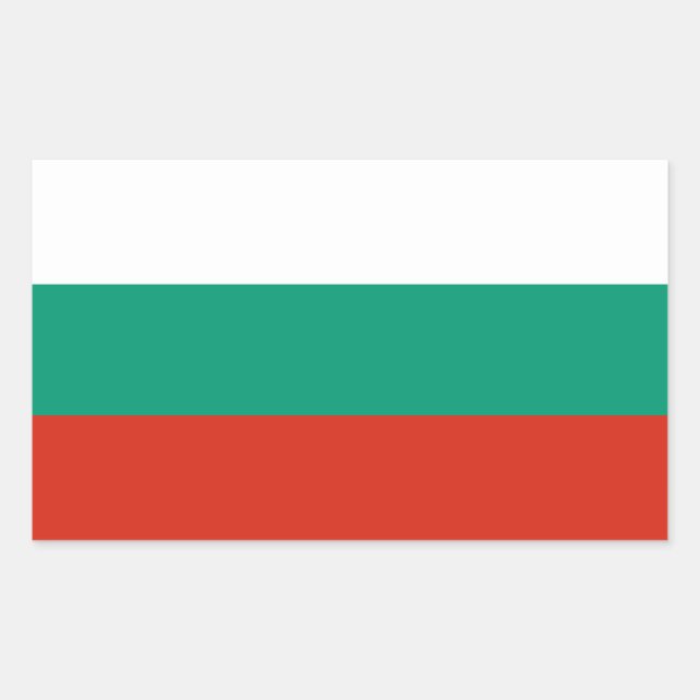 Bulgaria Flag Sticker (Front)