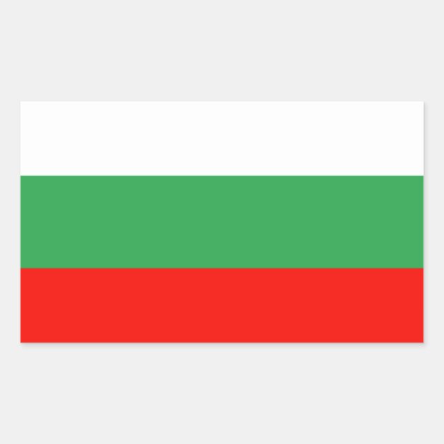 Bulgaria Flag Sticker (Front)
