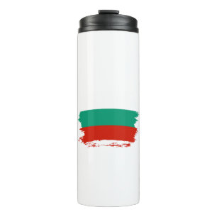 Bulgaria flag thermal tumbler