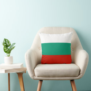 Bulgaria flag throw pillow