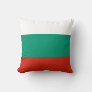 Bulgaria Flag Throw Pillow