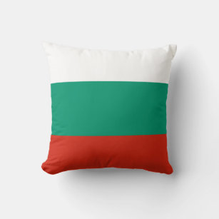 Bulgaria Flag Throw Pillow
