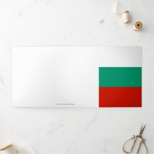 Bulgaria flag Tri-Fold card